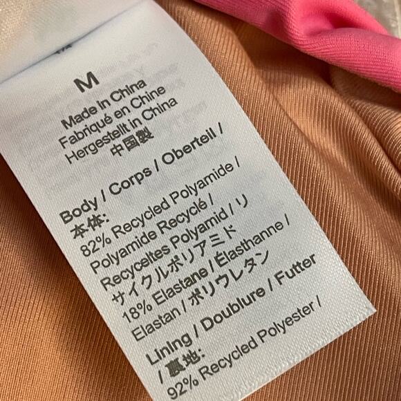 J. Crew Curved Waist Cheeky‎ Bikini Bottom in Tropical Pink Size M NWT - Picture 8 of 8